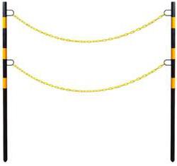 Dây xích nhựa làm hàng rào chắn