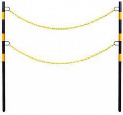 Dây xích nhựa làm hàng rào chắn